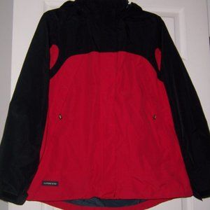 Lands End womens water resistant Jacket with hood